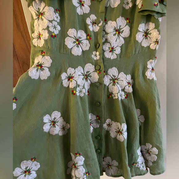 All Things Mochi Kay Dress in Green - Picture 6 of 11